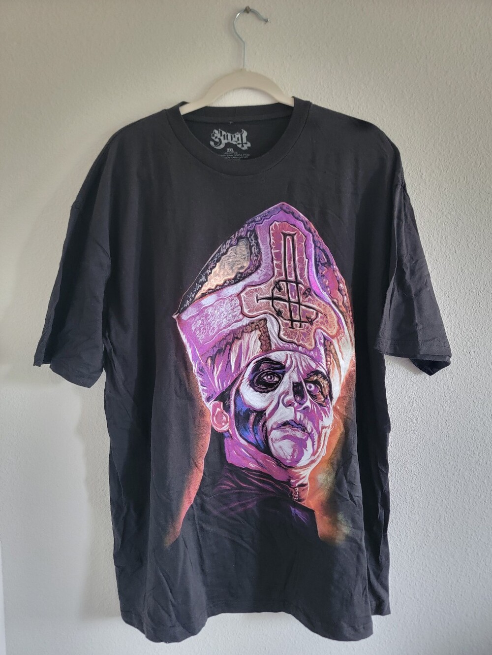 Brand New Ghost Papa Emeritus III Black Band Tee Size 2XL